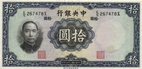 10 Yuan 1936